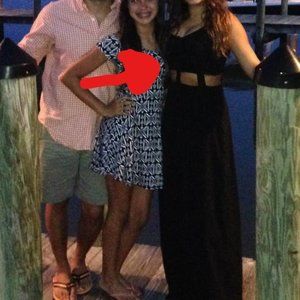 UO Black Maxi Dress with Cutouts